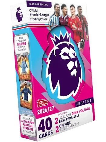 Official Premier League Trading Cards Mega Tin personal