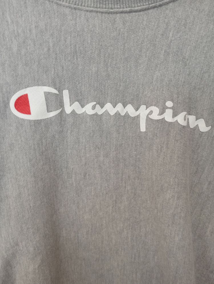 Rare Reverse WEAVE Champion Grey Sweatshirt obraz 2