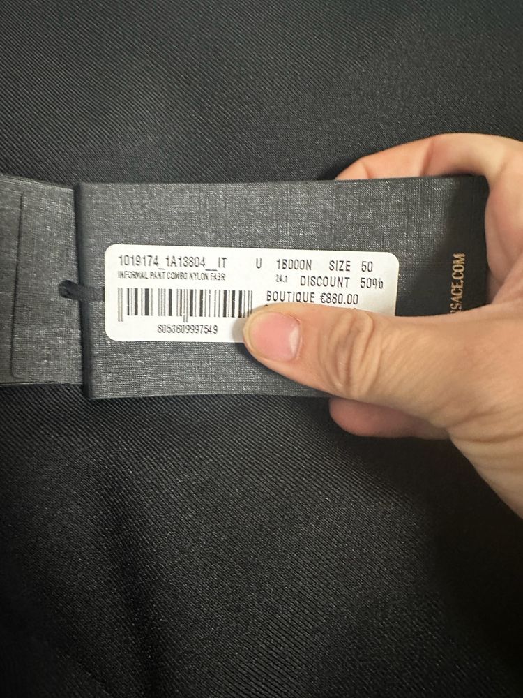 Versace Black Cargo Pants 6
