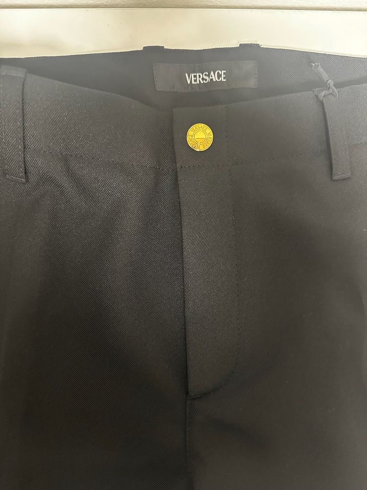 Versace Black Cargo Pants 4