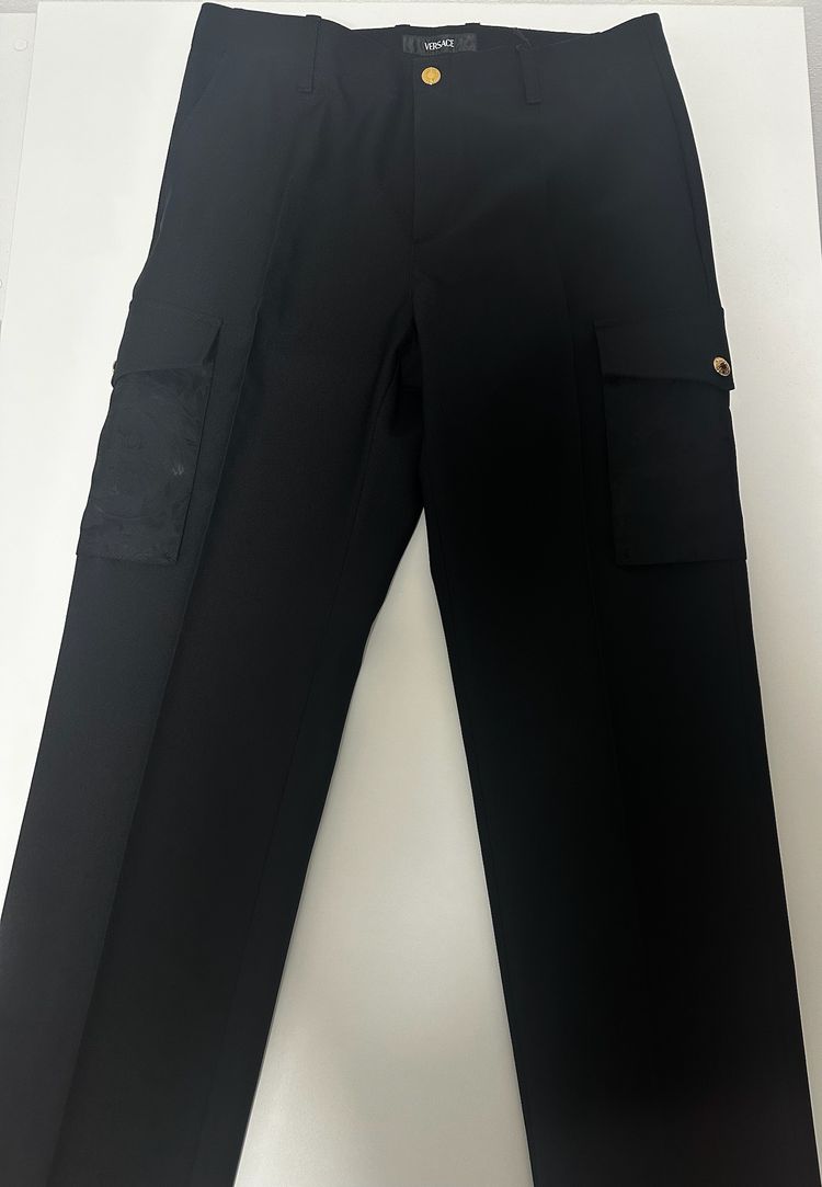 Versace Black Cargo Pants 2
