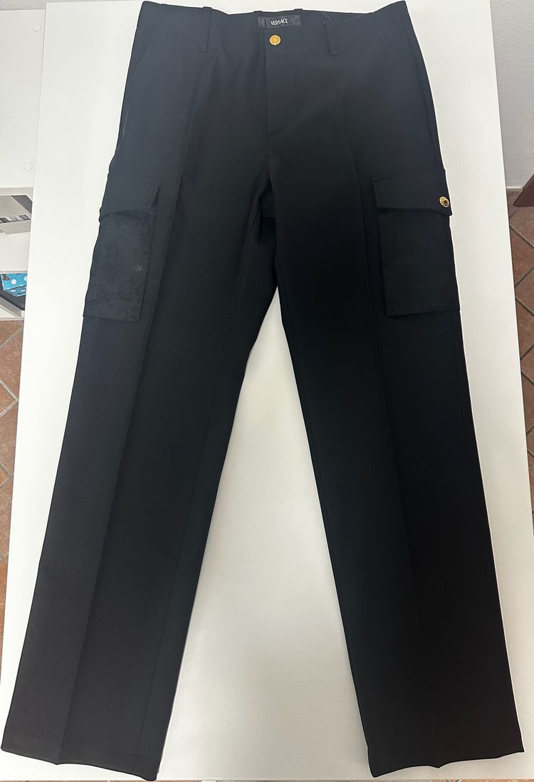 Versace Black Cargo Pants 1