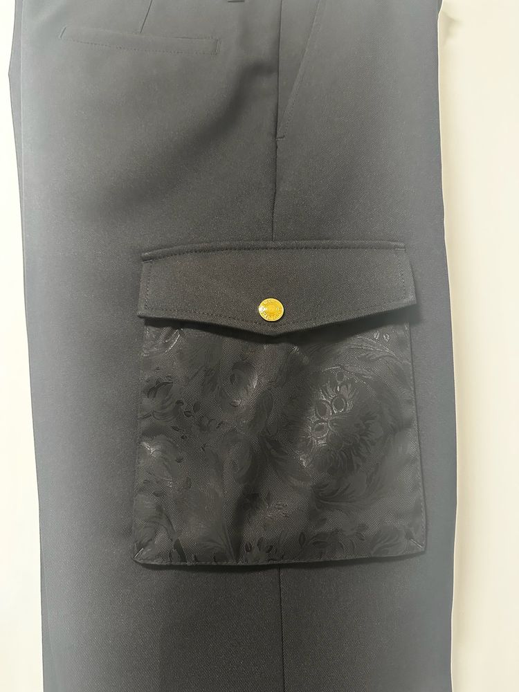 Versace Black Cargo Pants 9