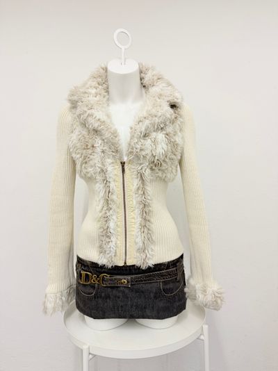 Jane Norman Faux Fur Jacket (S)