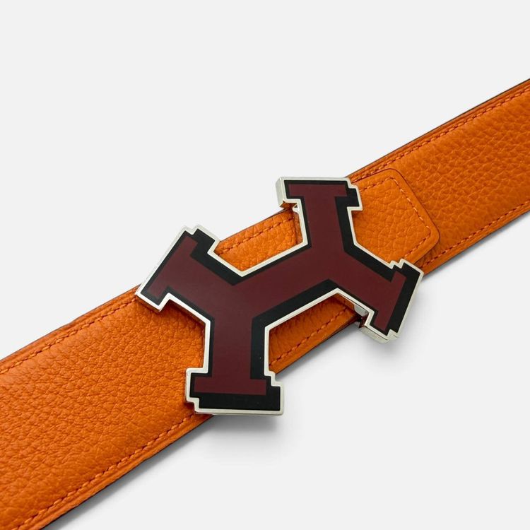 Fibbia da cintura H e pelle reversibile per cintura 32 mm image 6
