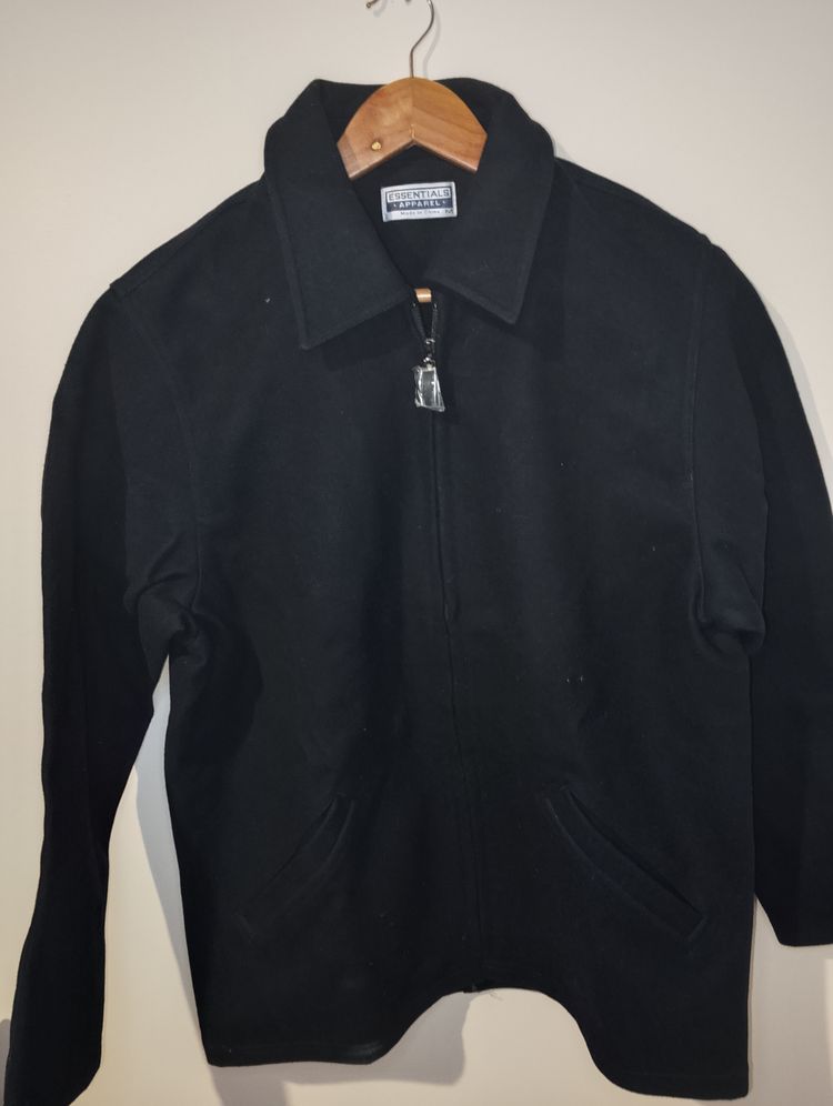Essentials Black Zip-Up Jacket product image