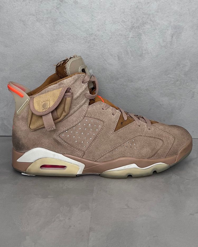 Jordan 6 Travis British khaki - UK10 image 1