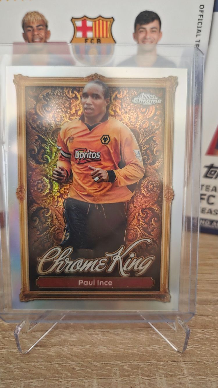 Topps Topps Chrome King Paul Ince Football Trading Card product image
