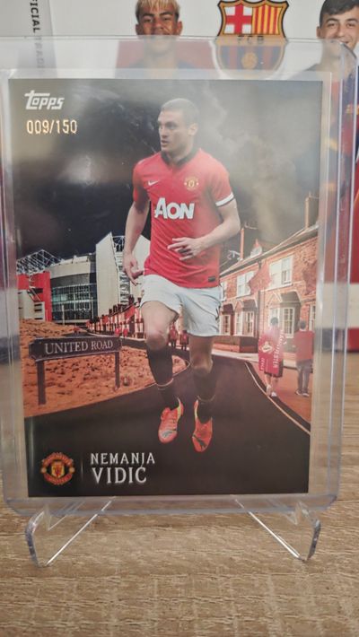 Topps Nemanja Vidic Football Trading Card