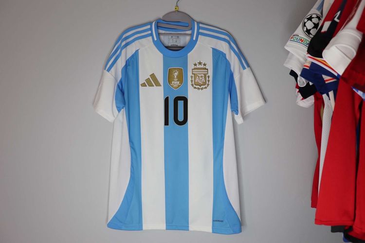 Messi 10 Argentina football jersey