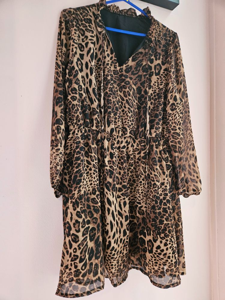 Leopard Print Dress