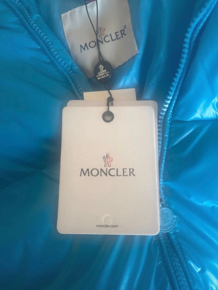 Moncler Blue Puffer Jacket image 6