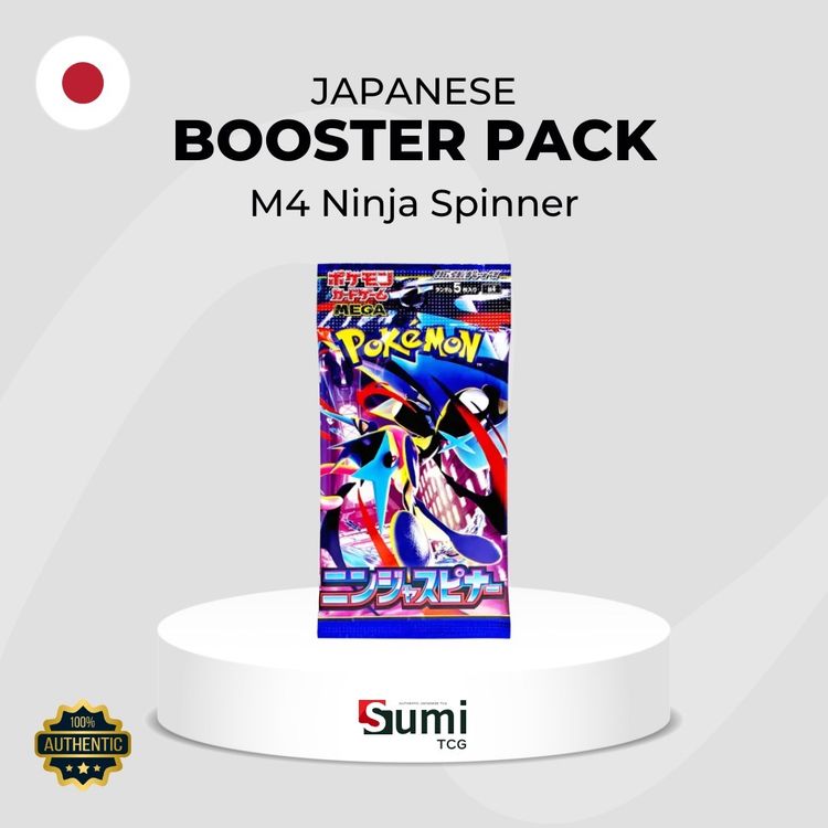 Pokemon 1x Japanese M4 Ninja Spinner Booster Pack product image