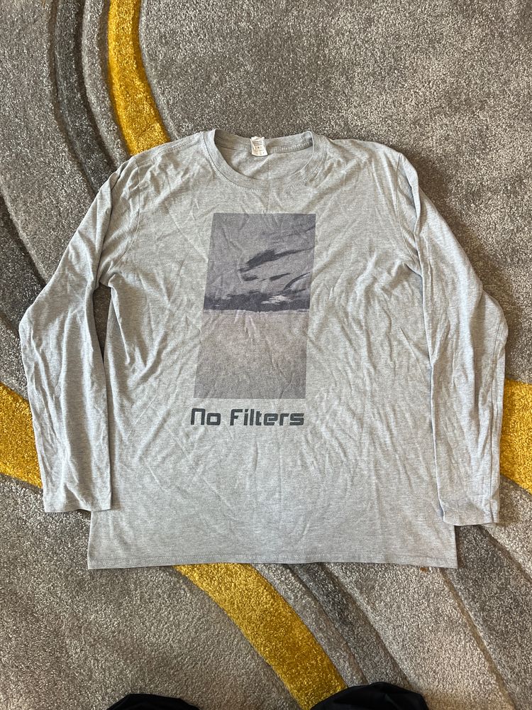 Other Grey Long Sleeve T-Shirt With Graphic And Text product image