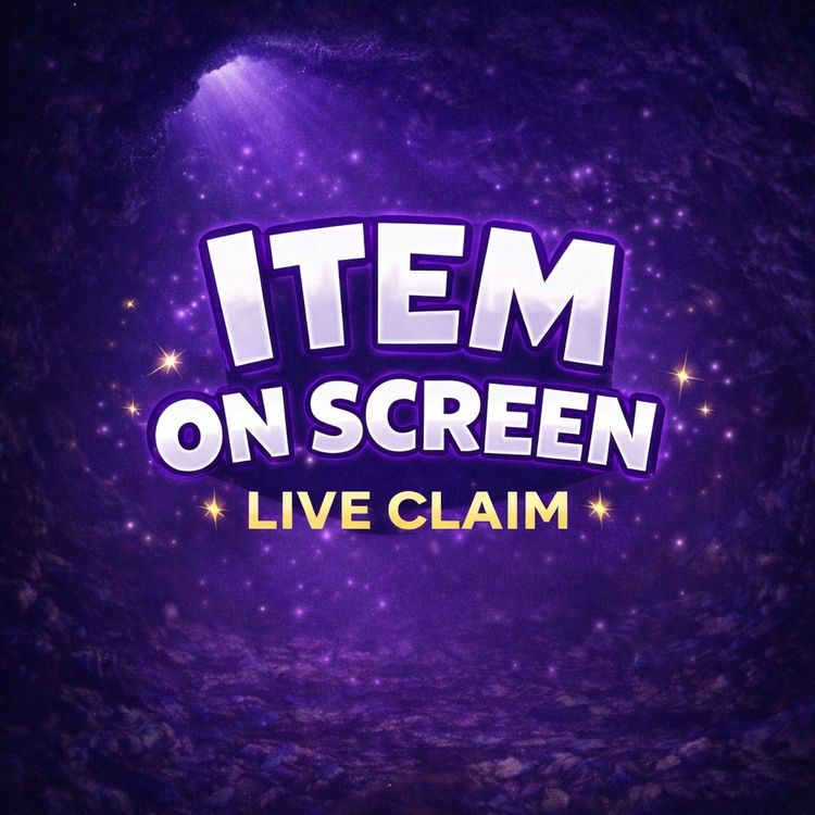 ITEM ON SCREEN – LIVE CLAIM ✨️