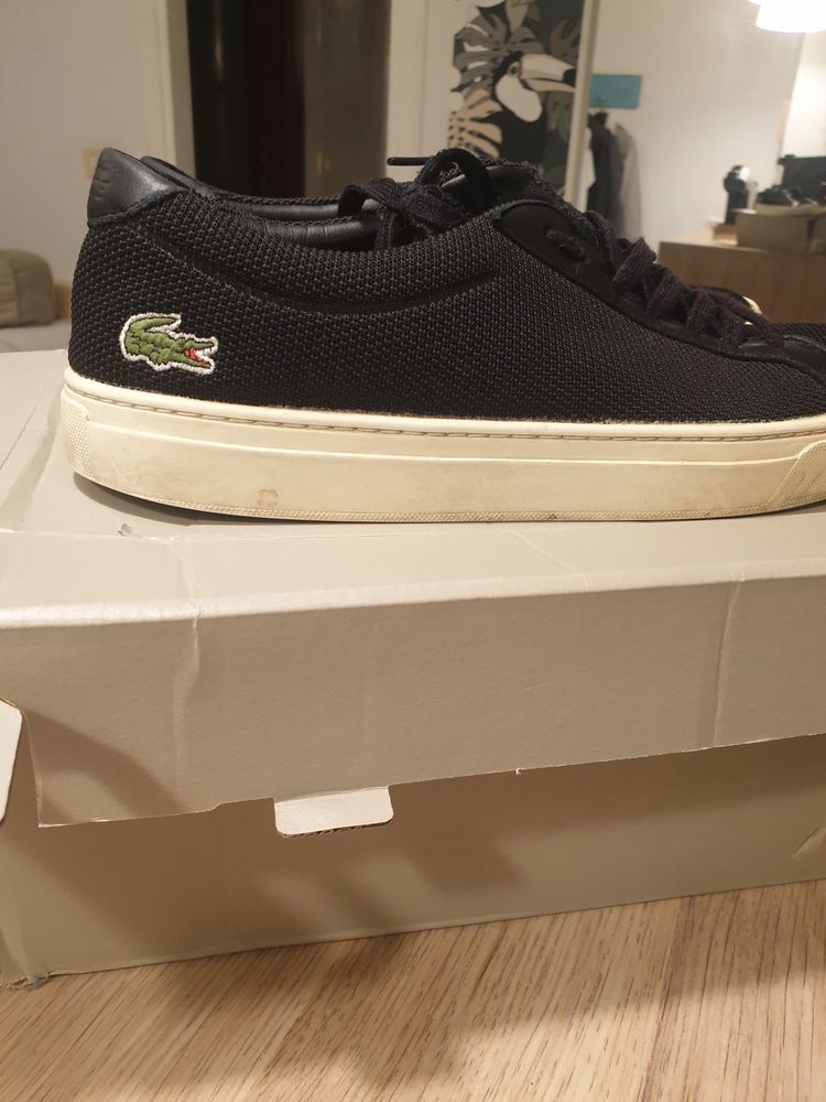 Lacoste black sneakers