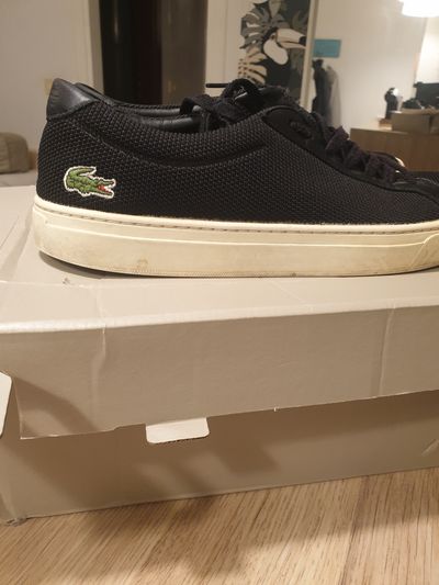 Lacoste black sneakers