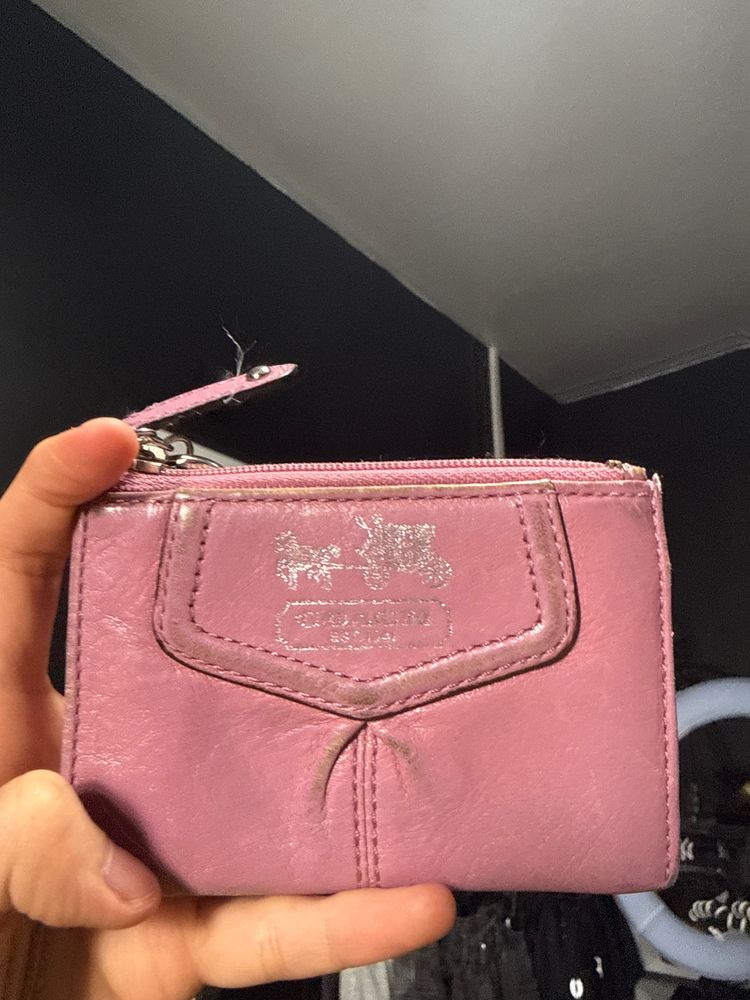 Pink Leather Wallet