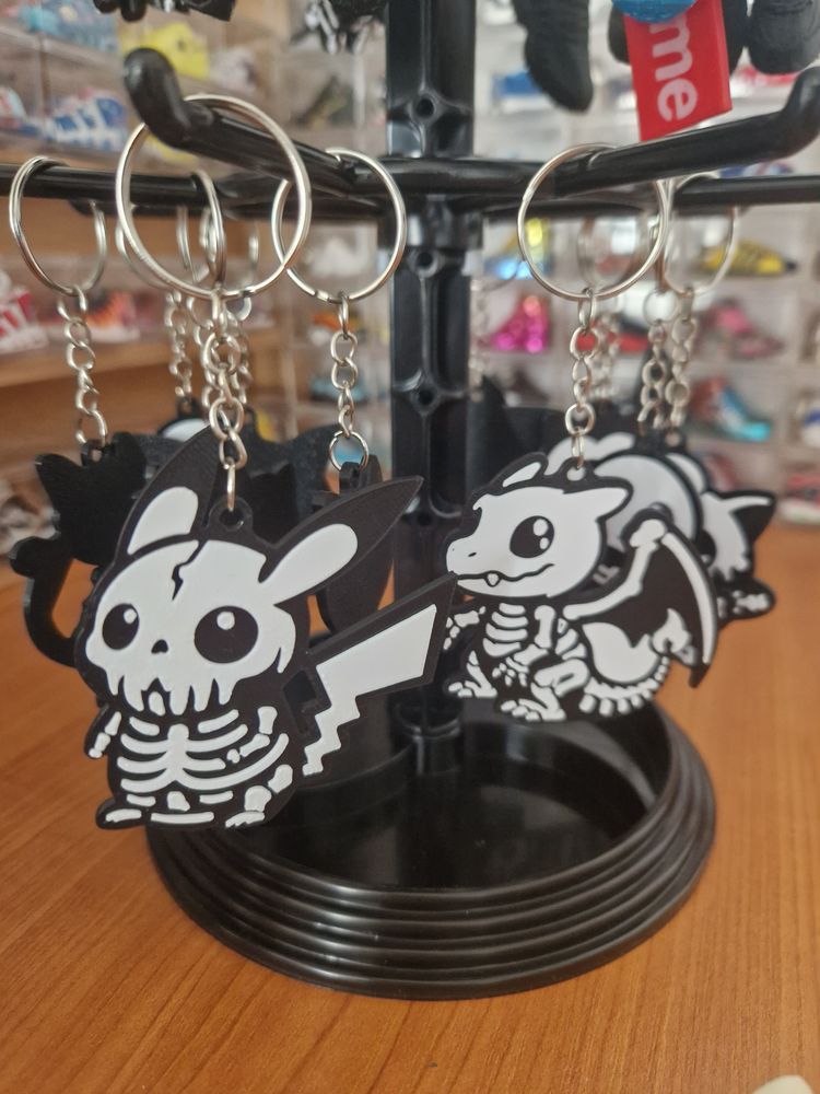 Skeleton Character Keychains image 3