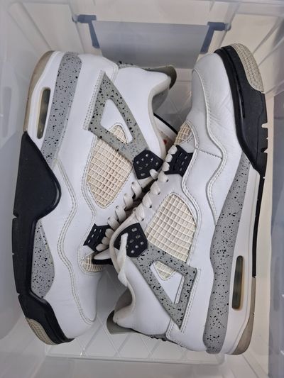 Jordan 4 white cement uk 9 2016 (worn no box)