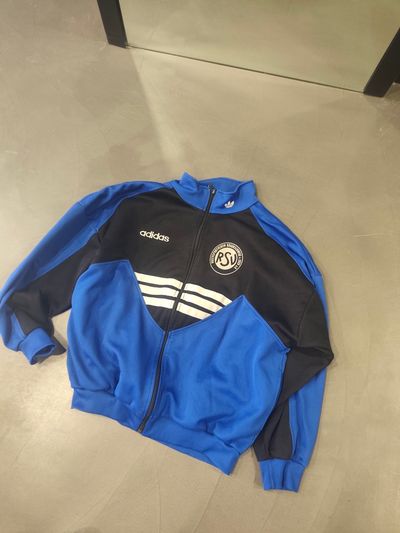 Adidas Blue And Black Track Jacket