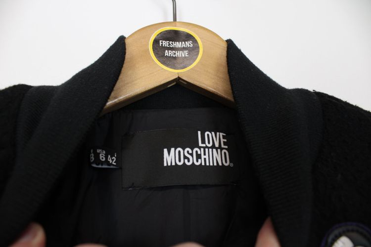 Love Moschino Wool Bomber Jacket Medium 6