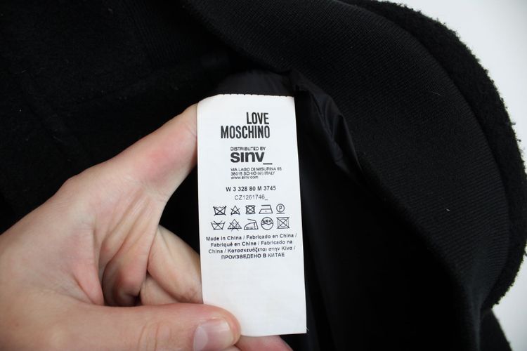 Love Moschino Wool Bomber Jacket Medium 2