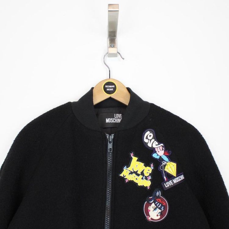 Love Moschino Wool Bomber Jacket Medium 7