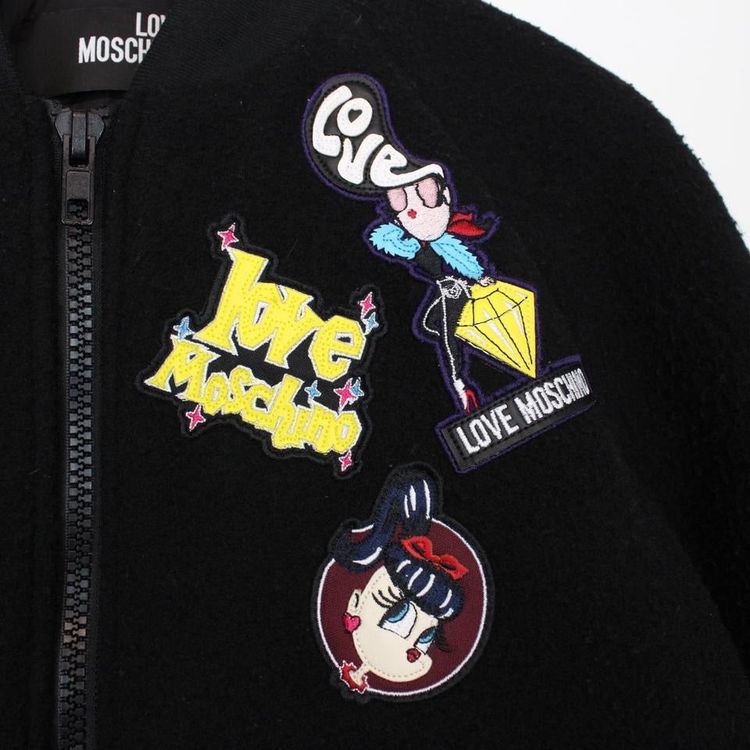 Love Moschino Wool Bomber Jacket Medium 5