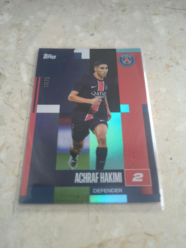 Topps Achraf Hakimi Football Trading Card image 1