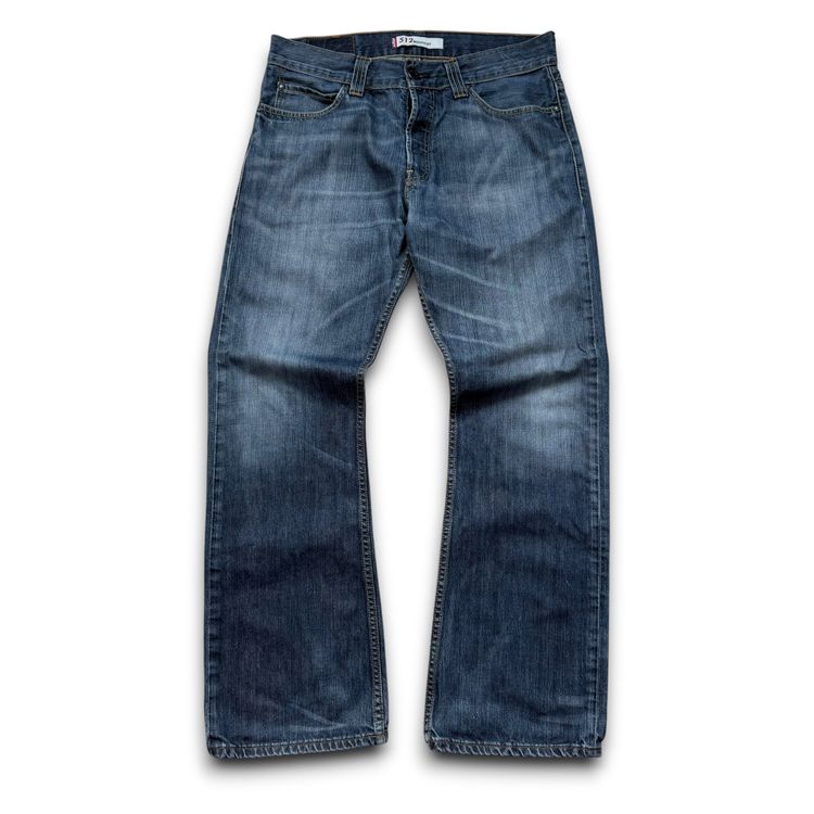 Levi's 512 2000's relaxed fit faded denim bootcut jeans (M)
