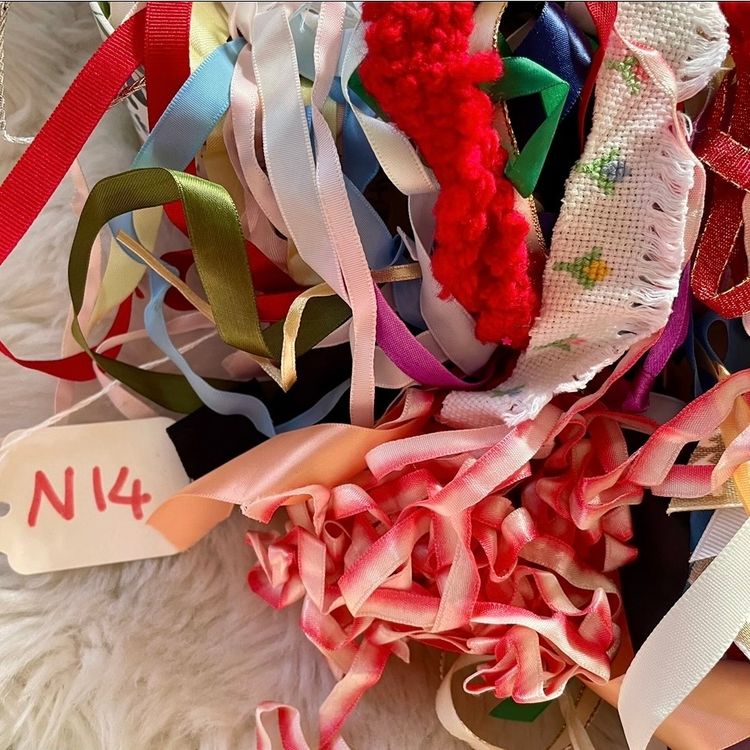 Assorted Decorative Ribbons And Trims In Butterfly Print Box image 6