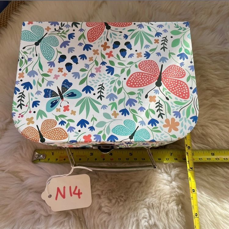 Assorted Decorative Ribbons And Trims In Butterfly Print Box image 7