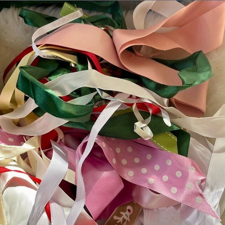 Assorted Decorative Ribbons And Trims In Butterfly Print Box image 4