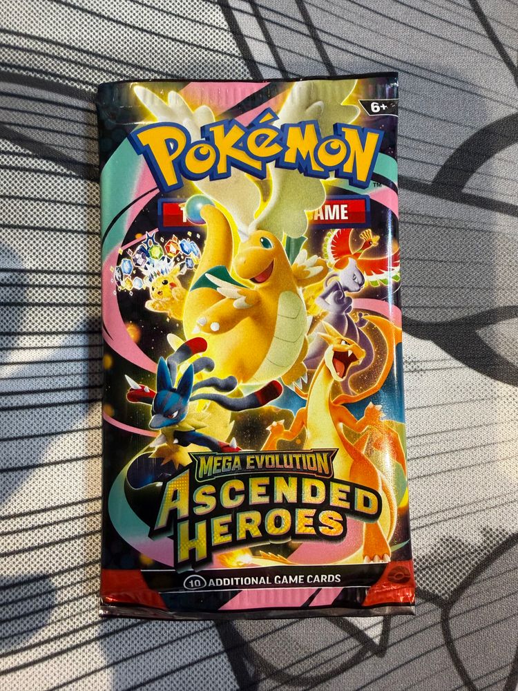 Pokémon Mega Evolution Ascended Heroes Trading Card Game Booster Pack