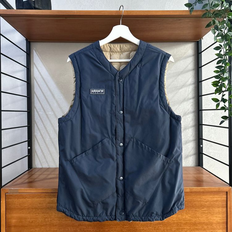 Adidas Originals x Spezial Kopelman Vest  | Hemp/Navy | Small P2P 19 image 4