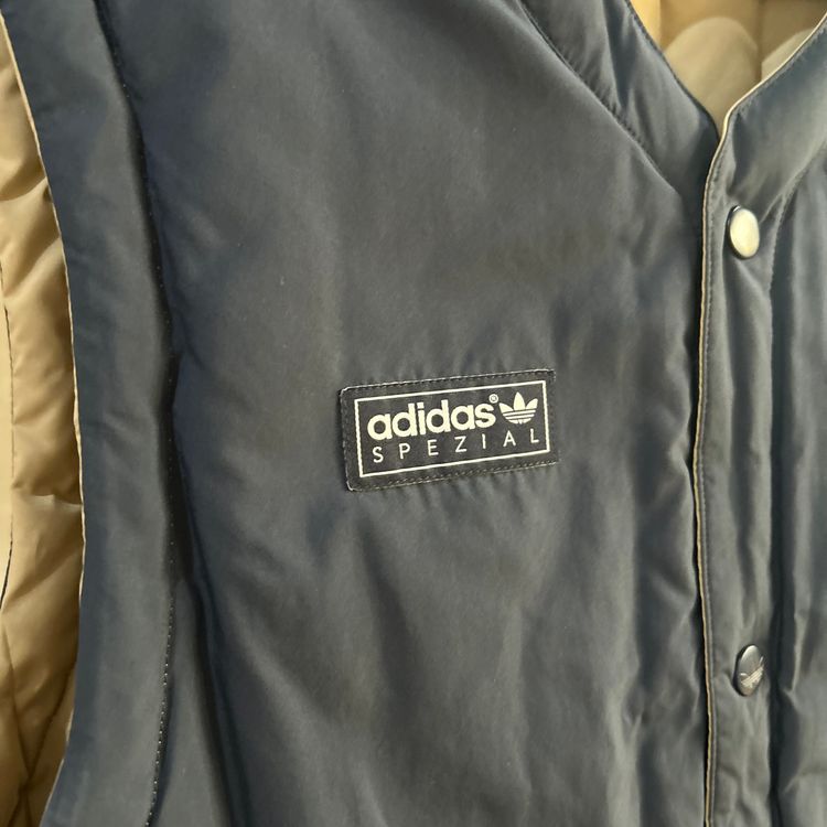 Adidas Originals x Spezial Kopelman Vest  | Hemp/Navy | Small P2P 19 image 14