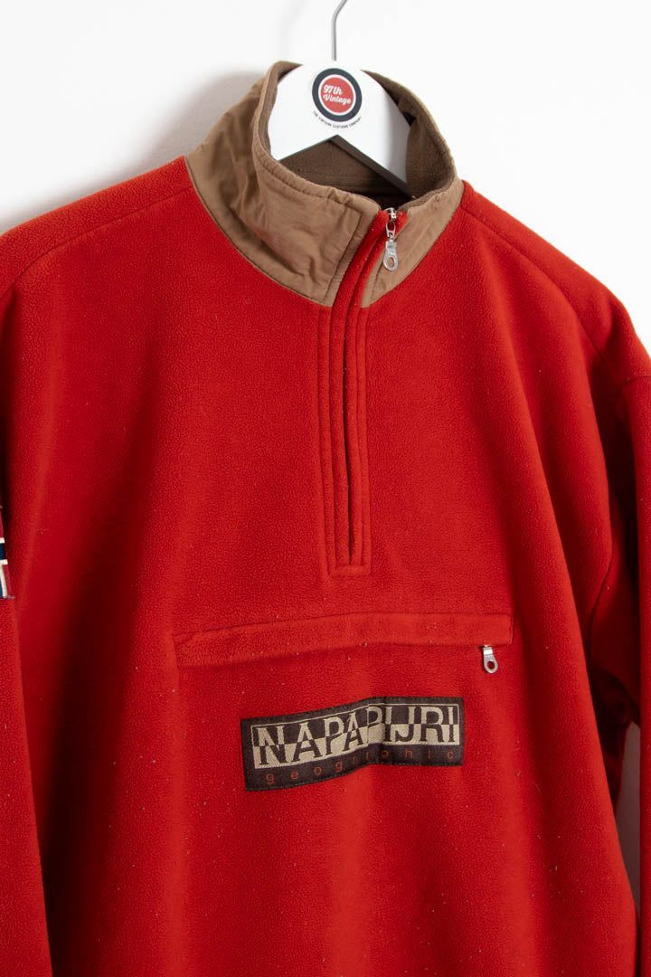 Napapijri 1/4 Zip Fleece Jumper (S) imagen 3