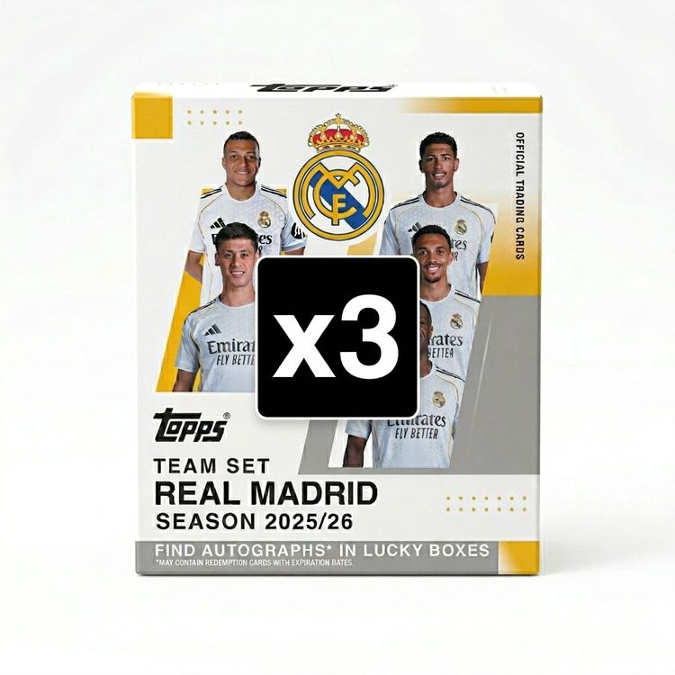 Topps X3 Team set Real Madrid 25-26 [BREAK] product image