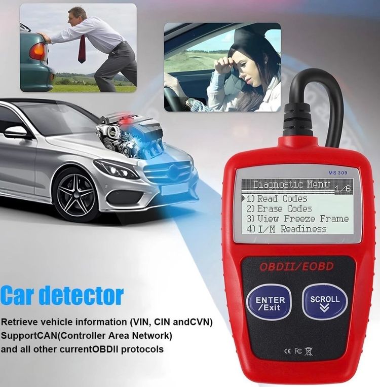 Obd2 Scanner Ms309 3