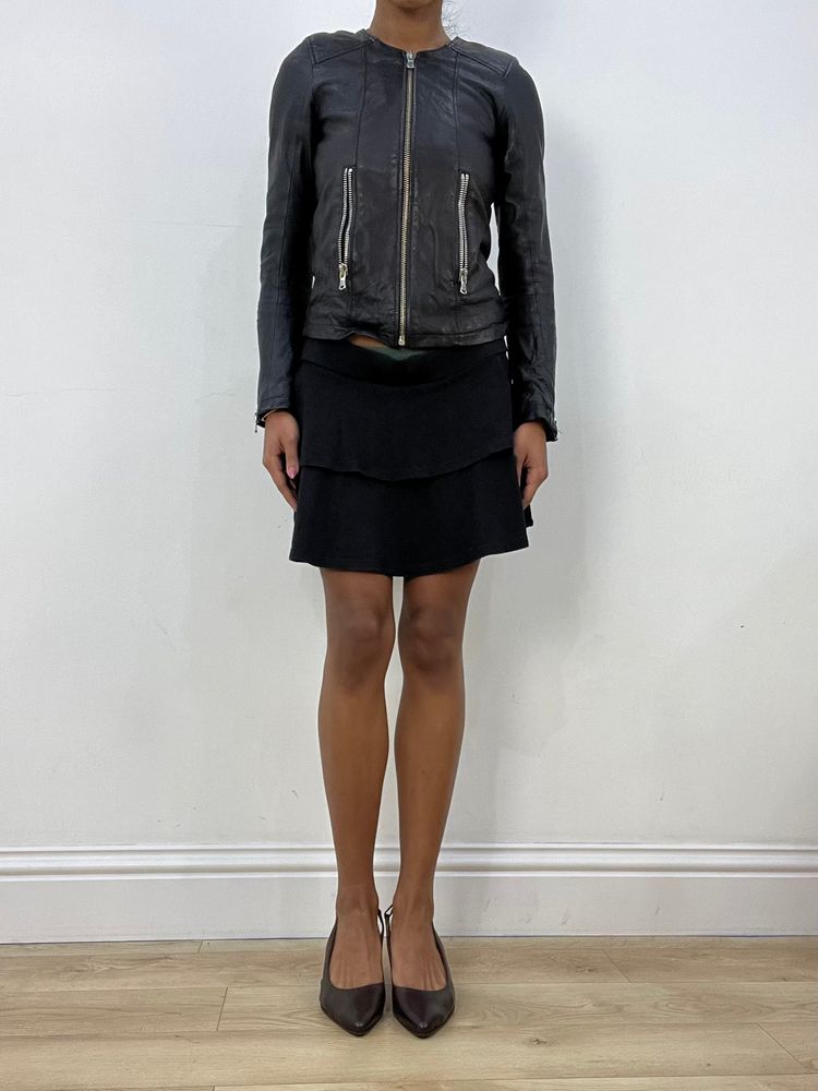 BEST PICKS | extra small black leather jacket 5