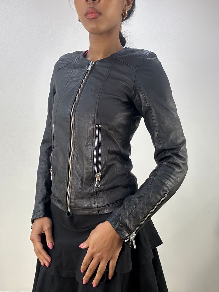 BEST PICKS | extra small black leather jacket 4