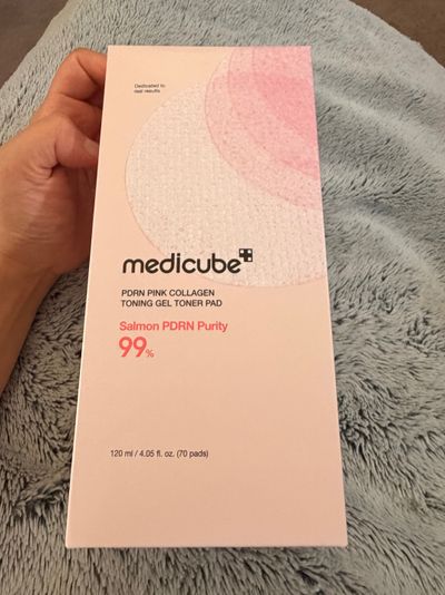 Medicube Pdrn Pink Collagen Toning Gel Toner Pad