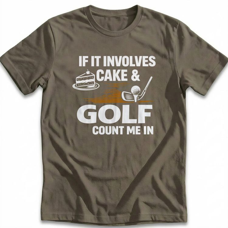 CAKE & GOLF 026 T Shirt 8