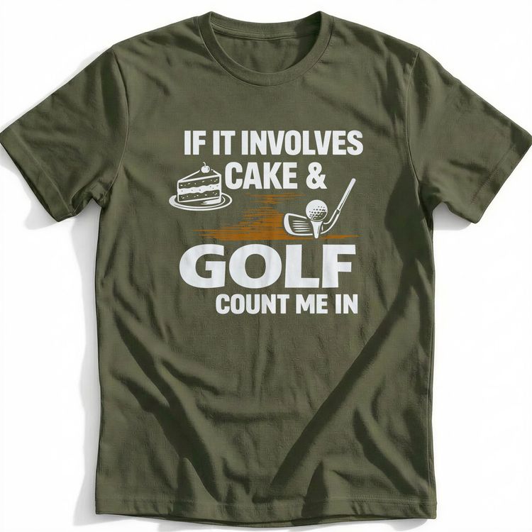 CAKE & GOLF 026 T Shirt 4