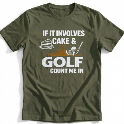 CAKE & GOLF 026 T Shirt 4
