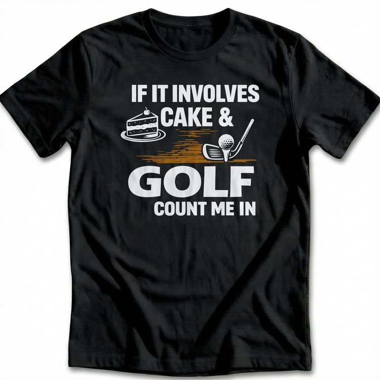 CAKE & GOLF 026 T Shirt 7