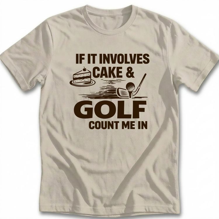 CAKE & GOLF 026 T Shirt 6