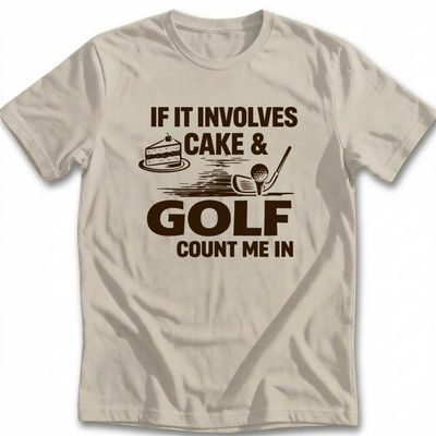 CAKE & GOLF 026 T Shirt 6