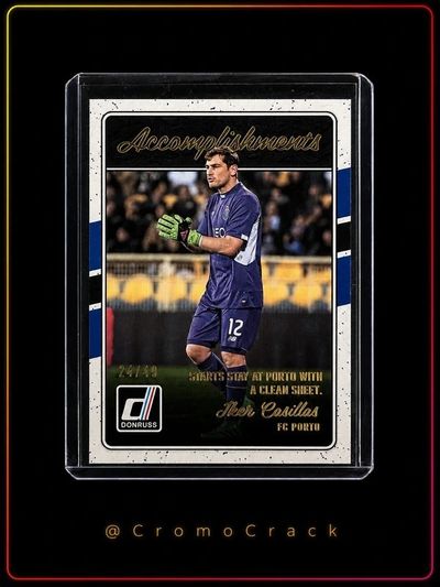 Iker Casillas /49 Accomplishments Gold – Donruss 2016/17